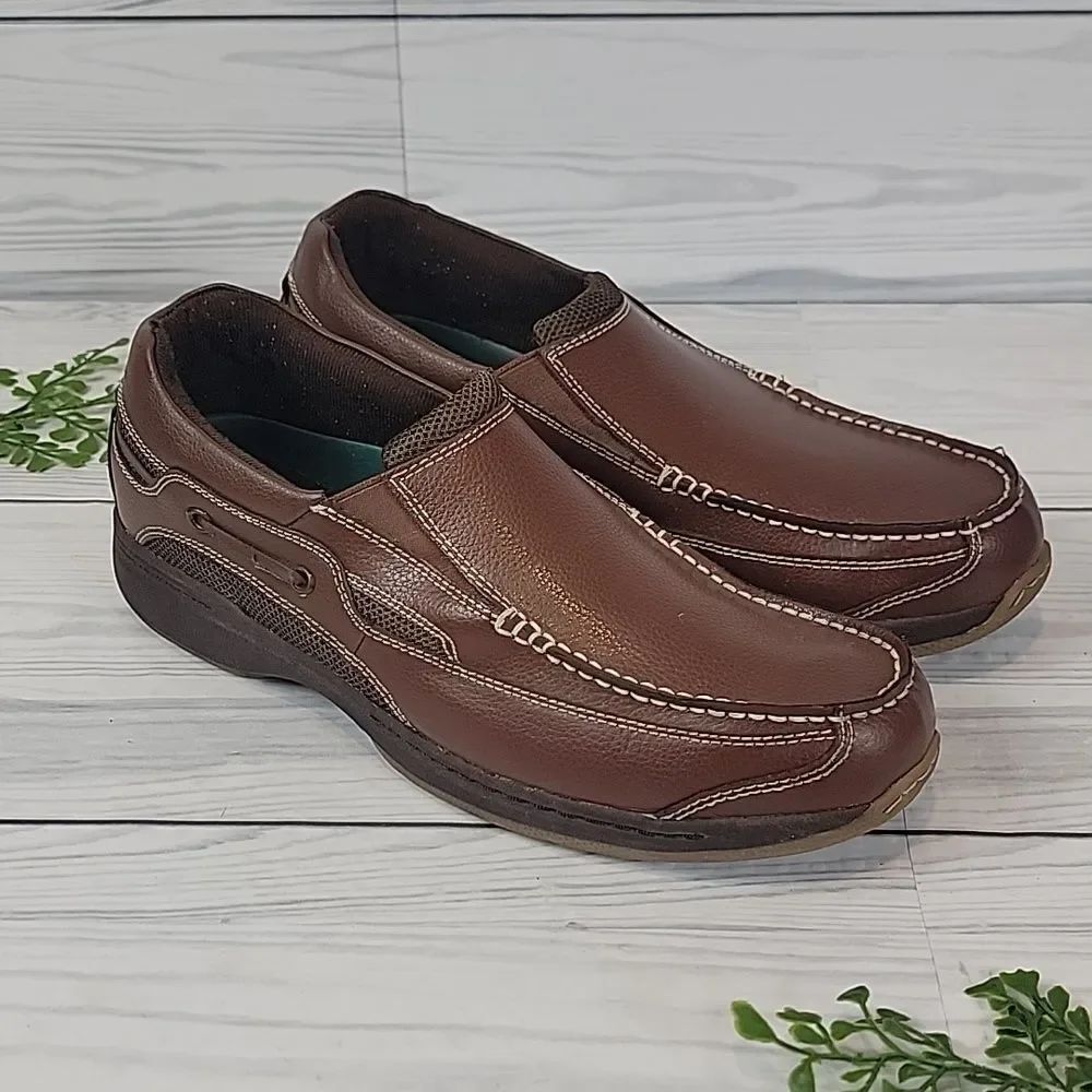 Dr. Scholl's Loafers Comfort Collection Men's Chestnut Brown Size 11D